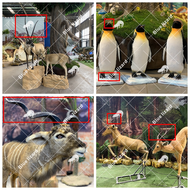 modèles animaux animatroniques