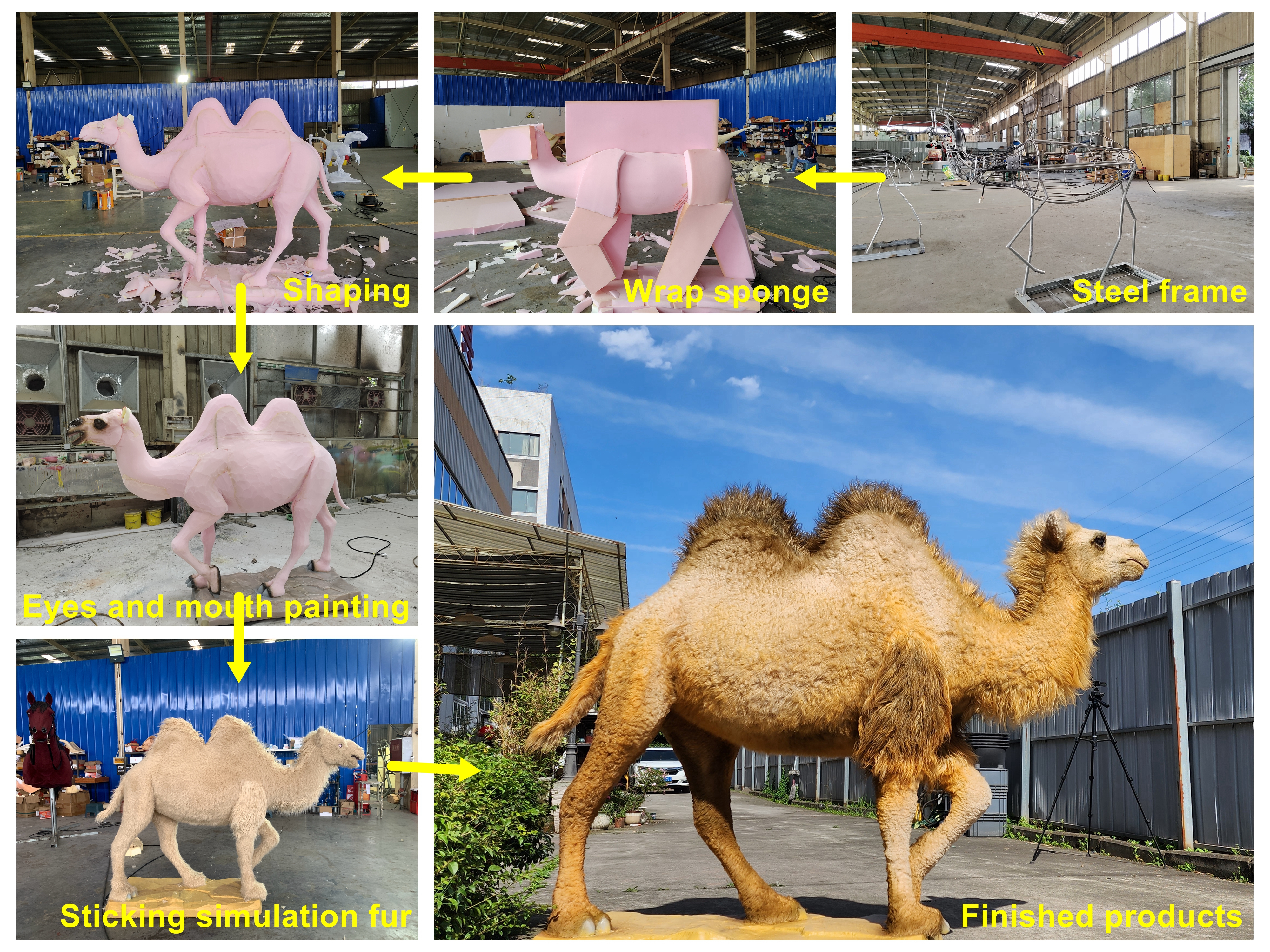 Animatronic Camel production process